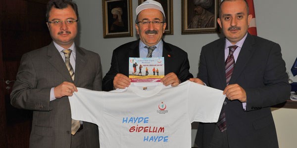 Trabzon'da haydi yürüyüşe