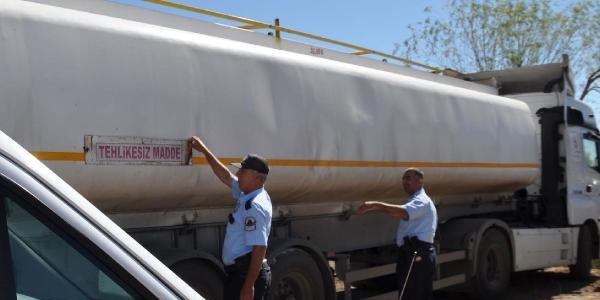 İslahiye'de 12 bin litre kaçak akaryakıt ele geçirildi