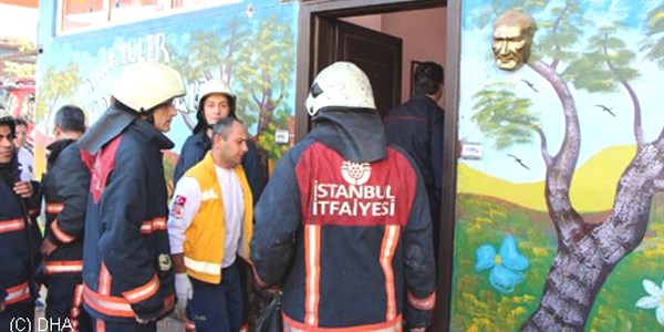 Anaokulu'nda yangın paniği
