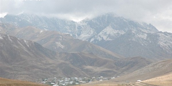 Van'a yılın ilk karı Erek Dağı'na düştü