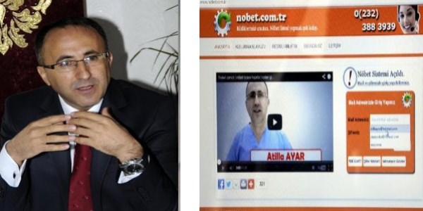 Anestezi teknisyeni nöbet sistemi için site kurdu