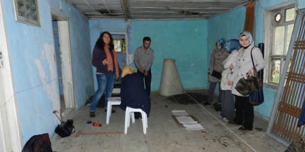 Öğrencilerden rölöve çalışması