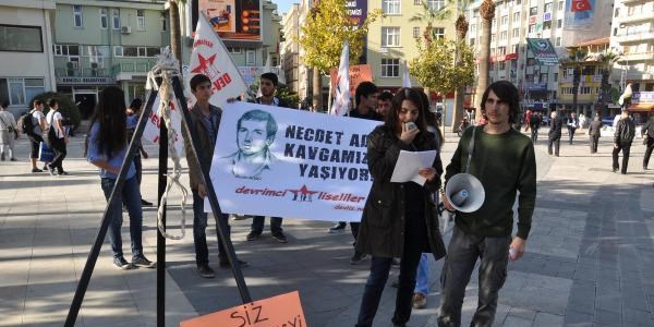 Darağaçlı eylemde gerginlik