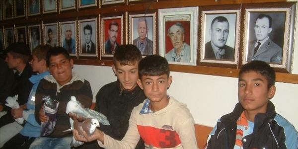 Kahvehane, güvercin ihale salonu oldu