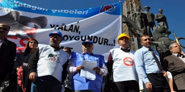 Özelleştirme karşıtı işçiler Uşak'a geldi