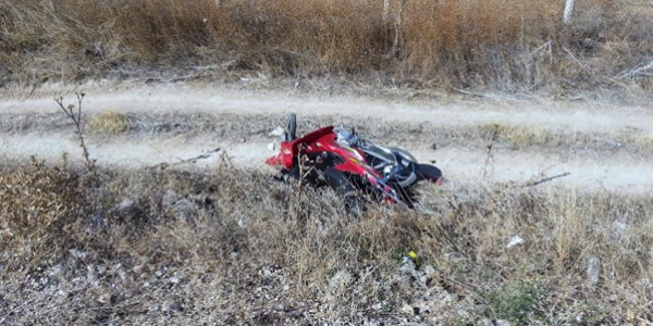 Gediz'de 14 yandaki gen motosiklet kazasnda can verdi