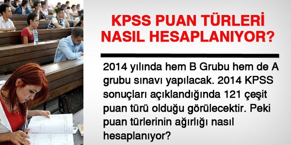 KPSS puan trleri nasl hesaplanyor?