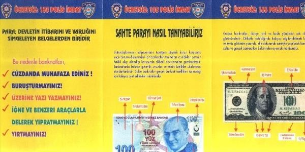 Gaziantep Emniyet Müdürlüğü'nden sahte para uyarısı