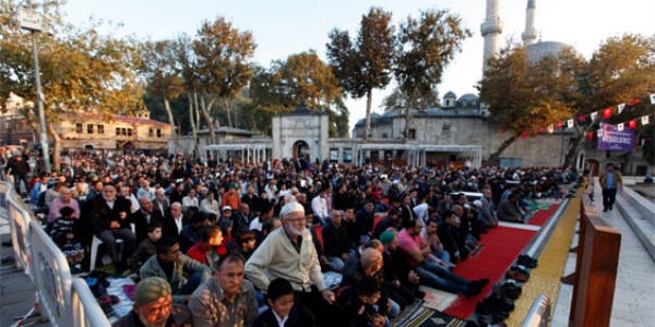 Kurban Bayramı'nda camiler doldu taştı