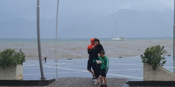 Marmaris'te sağanak yağış