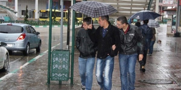Düzce'de sağanak yağış