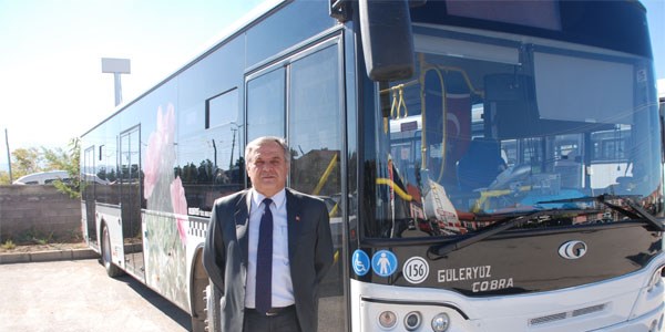 Isparta'ya 23 modern otobüs daha