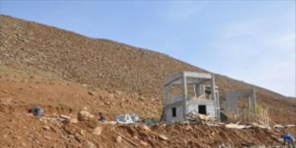 Kozma Dağı'nda sosyal tesis inşaatı
