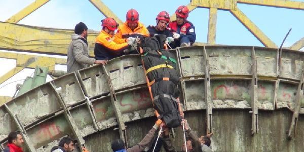 Bakü- Tiflis- Kars demiryolu tünel inşaatında kaza: 1 ölü, 3 yaralı