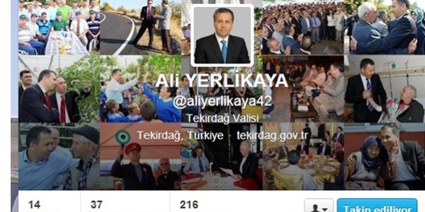 Vali müjdeyi Twitter'dan verdi