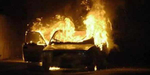 Afyonkarahisar'da LPG'li araç yangını: 1'i ağır 3 yaralı