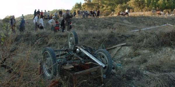 Selendi'de motosiklet kazası: 1 ölü
