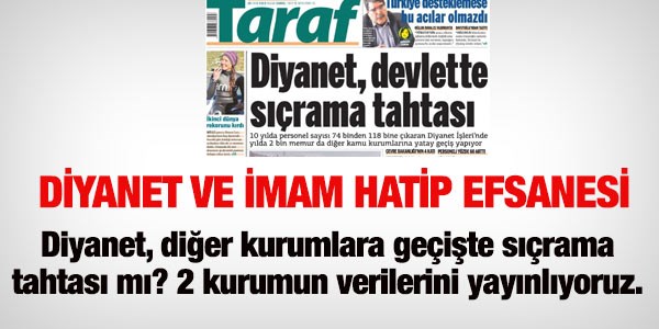 Diyanet, gerçekten de sıçrama tahtası mı?