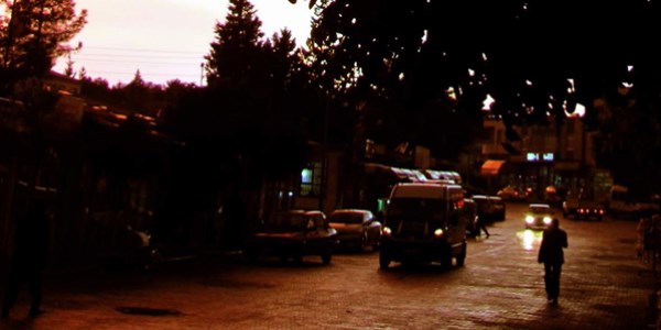 Araban'da toz bulutu ilçeyi sarıya boyadı