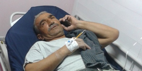 Evde yatarken akrep soktu