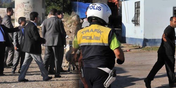 Vali'yi görünce arkalarına bakmadan kaçtılar