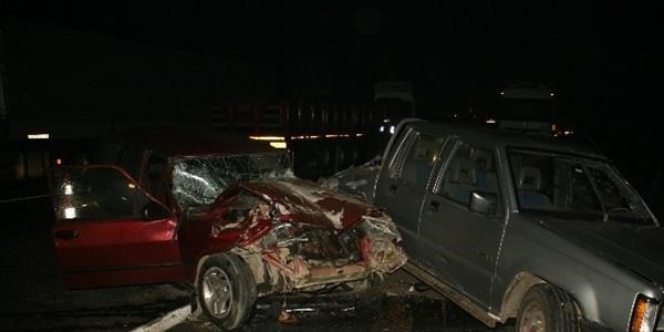Düzce TEM otoyolunda kaza: 4 yaralı