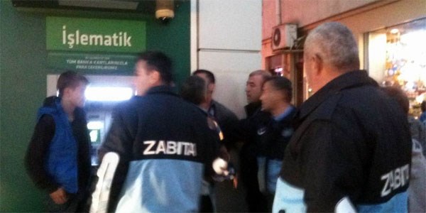 Zabıtadan meydan dayağı