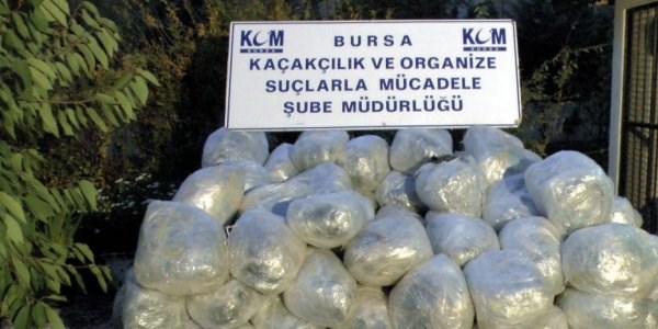 Tekstil fabrikası değil, esrar fabrikası
