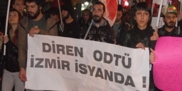 İzmir'de ODTÜ ve Sarısülük eylemi