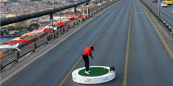 Boğaziçi Köprüsü'nde kıtalararası tarihi atış