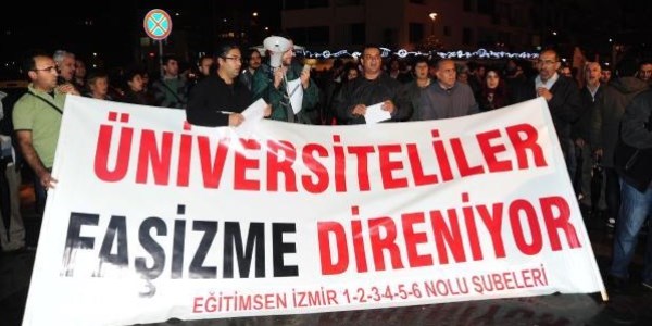 Eğitim-Sen'den YÖK pretostosu