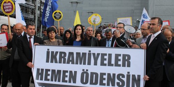 BES'ten SGK önünde protesto