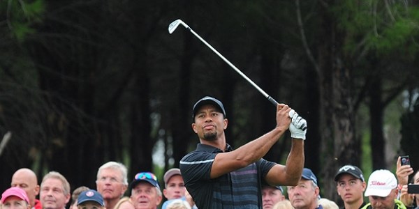 Tiger Woods ilk gn eksi 1 vurula geti