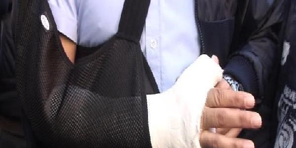 Postacılardan 'dayak' protestosu