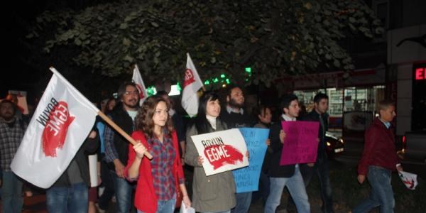 İzmit'te öğrenci evleri protestosu: Kadınlı erkekli hesap soracağız!