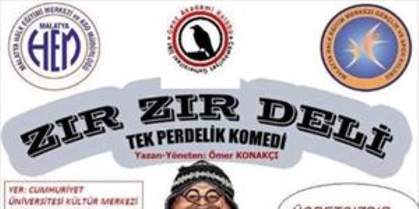 Malatya'dan Sivas'a tiyatro gösterimi