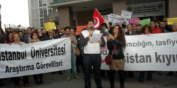 Araştırma görevlilerinden 50 d eylemi