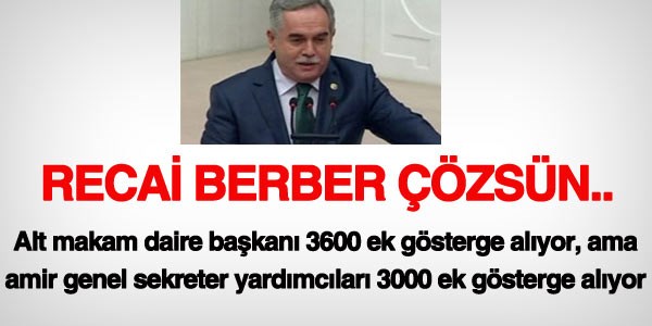 Genel sekreter yardmclar hala 3600' bekliyor