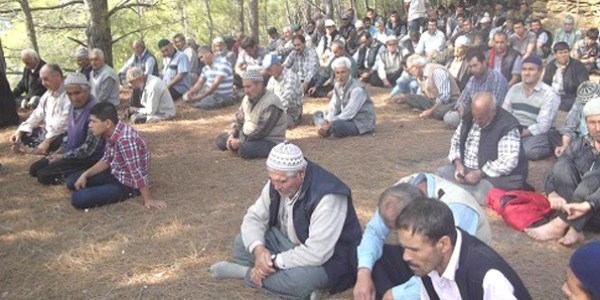 Bozyazı'da Köylüler yağmur duası yaptı
