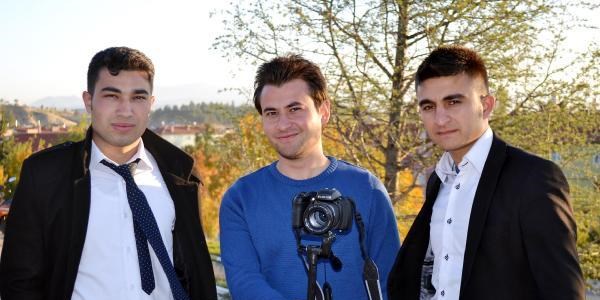 Öğretmen, polis, belediye başkanı aksiyon filmi çekiyor