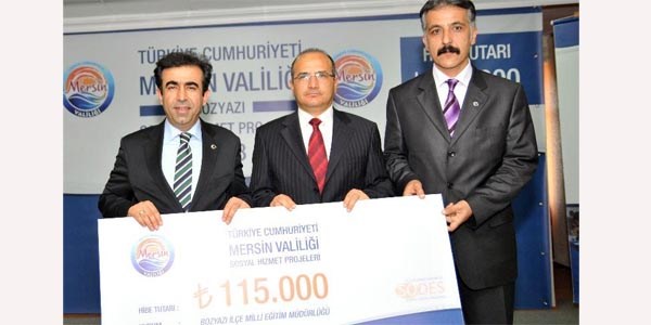 SODES kapsamında Bozyazı'ya 115 bin TL