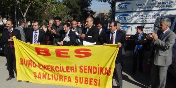 Şanlıurfa'da BES üyelerinden bütçe eylemi