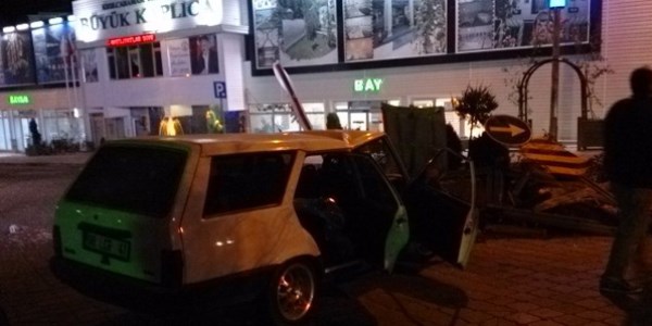 Kızılcahamamda trafik kazası bir yaralı