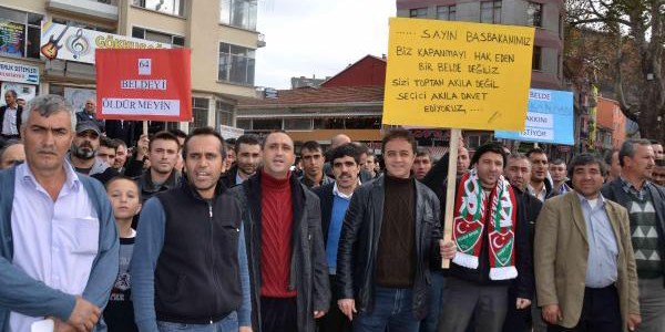 Kuşu, köy olmasın protestosu