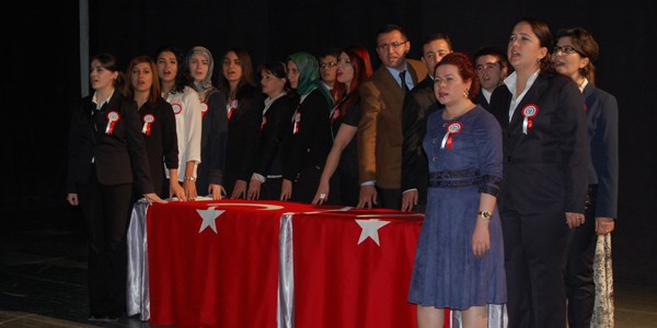 Stajyer öğretmenler yemin etti