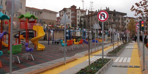 Trafik eğitim parkı açıldı