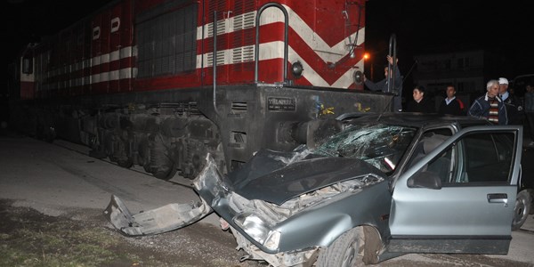Soma'da tren kazası ucuz atlatıldı
