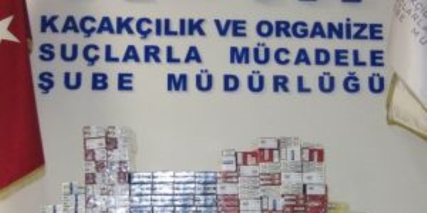 Yolcu otobüsünde bin 700 paket kaçan sigara ele geçti