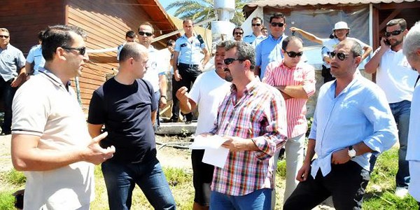 Bodrum'da tespit edilen kaçak yapılar mühürlendi