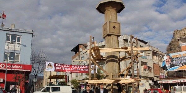 Osmancık saat kulesi yenileniyor